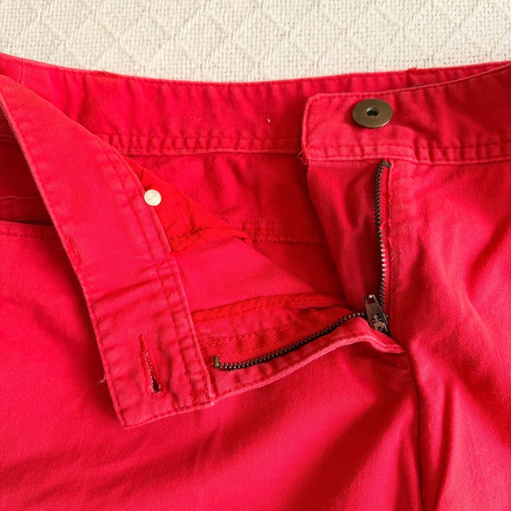 Dalia Collection Modern Fit Red Straight Leg Stretch Pants Womens Size 10 - Picture 2 of 8